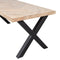WOOOD Tablo Tafel Visgraat met Alkmaar Poot - Mango - 75x200x90