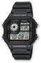 Casio AE 1200WH-1AVEF - Polshorloge - 5 alarmen - Zwart