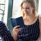 Selencia iPhone 13 Pro - Echt Lederen Bookcase - 3 Pashouders - Blauw