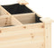 vidaXL - Tuinplanter - met - Roosters - 71x37x76 - cm - Massief - Vurenhout