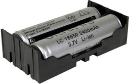 MPD BK-18650-PC4 Batterijhouder 2 18650 Doorsteekmontage THT (l x b x h) 77.7 x 40.21 x 21.54 mm