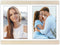 ZEP - Houten Fotolijst 3-Luik Mondello Wit voor foto's 1x13x13 en 2x13x18 (47,5x22,5 cm) - DB457