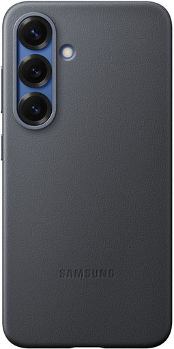 Samsung Galaxy S25 - Soft Case - Vegan Leather - Zwart