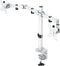 Deltaco GAM-040-W - Dubbele monitor bureausteun - 13