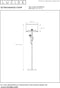 Lucide EXTRAVAGANZA CHIMP - Vloerlamp - Ø 35 cm - 1xE27 - Zwart