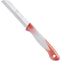DKS Solingen Tomatenmes - Gekarteld RVS Lemmet - 19,5cm - Rood/Wit - 10 stuks