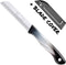 DKS Solingen Tomatenmes - Gekarteld RVS Lemmet - 19,5cm Zwart/Wit - 10 stuks