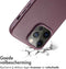 Accezz MagSafe Leather Backcover - iPhone 14 Pro Max - Echt leer - Paars