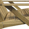 vidaXL - Tuinstoel - Adirondack - 75x77x77 - cm - geïmpregneerd - hout