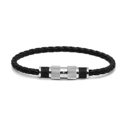 Tom Hope TM0258 - Armband Heren - Leer - Zwart