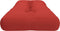 vidaXL - Palletkussen - 120x40x12 - cm - stof - rood
