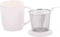 PLINT Retro Mok - met Theefilter - Creme