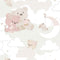 Noordwand - Behang - Mondo - baby - Hug - Bears - roze - en - beige