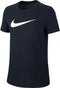 Nike Dri-FIT Crew - Sportshirt Dames - Korte mouwen - Zwart - Maat XL