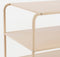 Mica Decorations Jules Salontafel - L110 x B38 x H50 cm - Metaal - Lichtbruin