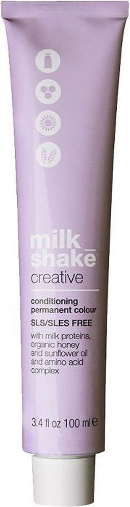 Vopsea Permanenta Milk Shake Creative 7.3147gac, Blond Mediu Alun, 100ml
