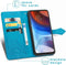 iMoshion Hoesje Geschikt voor Motorola Moto E7i Power Hoesje Met Pasjeshouder - iMoshion Mandala Bookcase - Turquoise