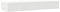 vidaXL - Lade - voor - Bed - in - Wit - 120x36,5x16,5 - cm - Gemaakt - van - Houtvezelplaat