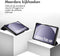 imoshion Tablet Hoes - Geschikt voor Samsung Galaxy Tab A9 8.7 inch - Design Trifold Bookcase - Don't touch