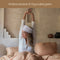 Coco & Cici - Tencel Twill Kussensloop 70 x 60 cm - Kussenhoes - Peach - Lyocell - Extra Zacht - 3 cm Volant