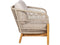 House Nordic Terracina - Loungestoel - Ergonomisch ontwerp - Grijs - 80x70x75 cm
