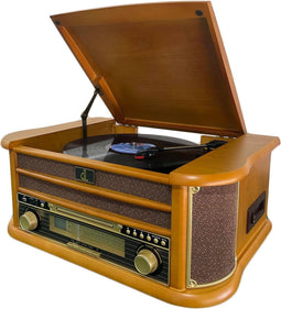 DL - Vinyl Turntable - Multifunctioneel - Retro Design