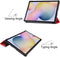 iMoshion Tablet Hoes Geschikt voor Samsung Galaxy Tab S8 / Tab S7 - iMoshion Trifold Bookcase - Rood