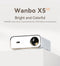 Wanbo X5 - Projector - 1100 ANSI helderheid - Android TV 9.0
