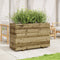 vidaXL - Plantenbak - 110x40x72 - cm - geïmpregneerd - grenenhout