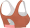 PUMA Women's Sporty Padded Top - Sporttop - Zacht en comfortabel - Bruin