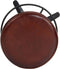 vidaXL - Barkrukken - 2 - st - 66 - cm - echt - leer