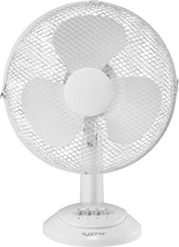 Sygonix Tafelventilator 40 W (Ø x h) 34 cm x 48 cm Wit