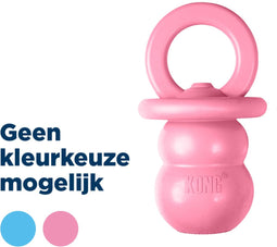 Kong Puppy Binkie S Groen - Kauwspeelgoed - 19 cm x 10 cm x 6.35 cm - Groen/Wit