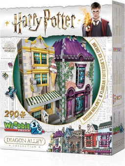 Madam Malkin’s and Florean Fortescue - Slug and Jiggers - Wrebbit 3D Puzzel - Harry Potter - 290 Stukjes