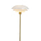 DL31 floor lamp opal,brass