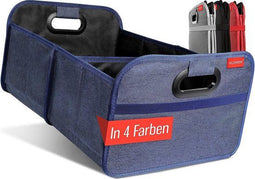 HELDENWERK Opvouwbare kofferbaktas met antislip klittenband - kofferbak organizer, auto vouwbox,