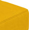 vidaXL - Slaapbank - 2-zits - met - 2 - kussens - fluweel - geel