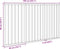 vidaXL - Hondenhek - inklapbaar - 3 - panelen - 150 - cm - populierenhout - zwart