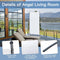 Angel Living Paravent - 1-delig - 80x180 cm - Opvouwbaar - Staal & 160 g/m² Polyester
