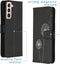 iMoshion Hoesje Geschikt voor Samsung Galaxy S21 Hoesje Met Pasjeshouder - iMoshion Design Softcase Bookcase - Meerkleurig / Dandelion