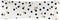 Set van 2 kussenslopen Golden Dots | Blanc