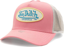 Von Dutch - Boston Pink White Trucker Cap