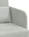 vidaXL - Vloersofa - Bed - 2-in-1 - Lichtgrijs - 65x80x83 - cm - Velours