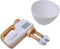 Mamamemo Handmixer Hout 13 X 6 X 10 Cm Wit