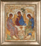Thea Gouverneur - Borduurpakket met telpatroon - 570A - Voorgesorteerde DMC Garens - Icoon van de oudtestamentische Drievuldigheid - Aida - 30 cm x 35 cm - DIY Kit