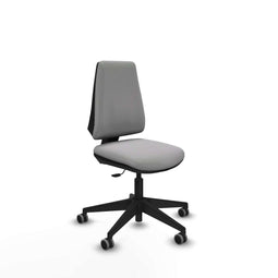 Piqueras y Crespo B00066G - Bureaustoel - Verstelbare hoogte en helling - Lichtgrijs