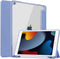 imoshion Tablet Hoes Geschikt voor iPad 8 10.2 (2020) 8e generatie / iPad 7 10.2 (2019) 7e generatie / iPad 9 10.2 (2021) 9e generatie - imoshion Trifold Hardcase Bookcase - Paars /Paars