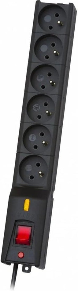 LESTAR LX 610 G-A K.:CZ 3.0M power uitbreiding 5 m 230 AC-uitgang(en) Binnen Zwart