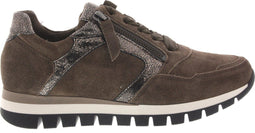 Gabor 96.438 - Lage sneakers - Suede en textiel - Bruin - Maat 41