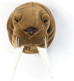 Wild&Soft- Wanddecoratie dierenkop pluche walrus Jacob